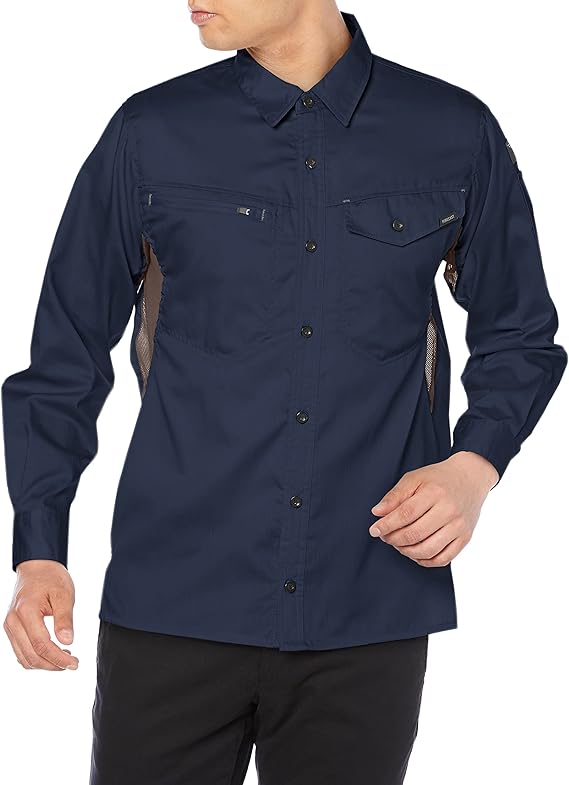 夏用 作業服 長袖シャツ サマーソルジャー長袖シャツ 吸水速乾 消臭機能