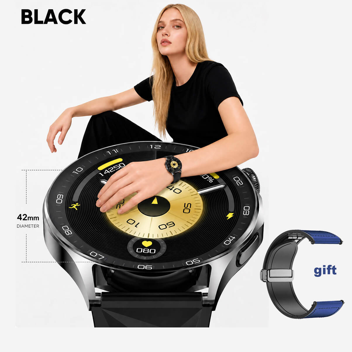 Aegis M6 Health Monitoring Smartwatch Powered by PPG Technology