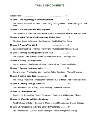 Salary Negotiation Strategy:The Proven Framework to Negotiate Your Highest Offer
