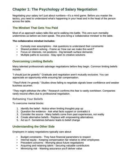 Salary Negotiation Strategy:The Proven Framework to Negotiate Your Highest Offer