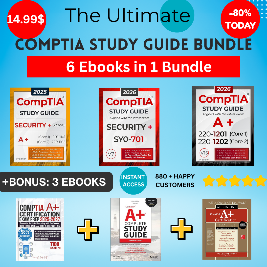 Comptia study Guide Bundle (6 ebooks )