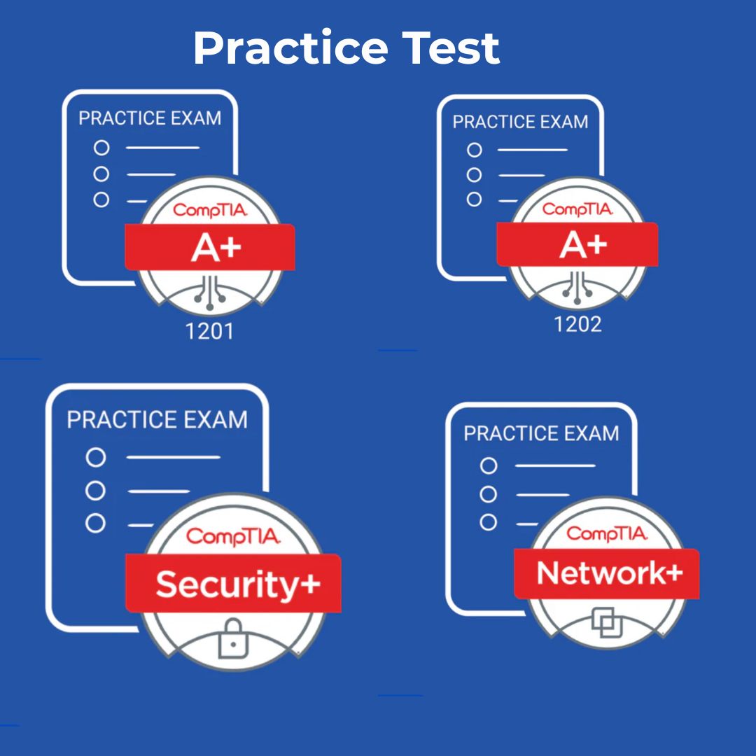 Practice Test for A+/NET+/SEC+
