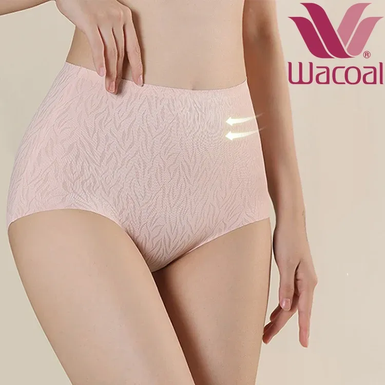 Wacoal 接触冷感ハイウエスト極薄ショーツ。引き締め感とフィット感がほど良い!お腹を引き締める・美尻・シェイプアップ!