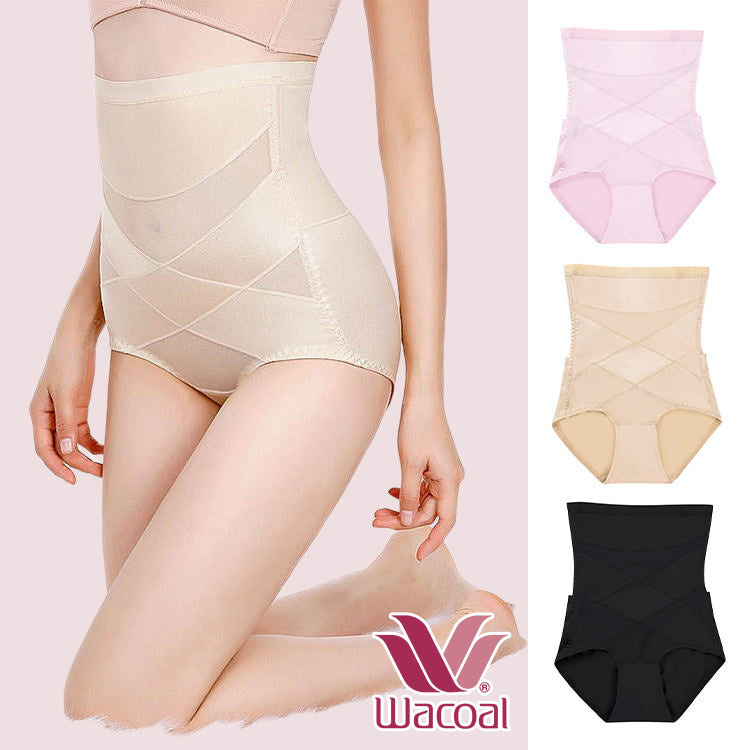 【Wacoal ハイウエストガードル】後開き補正下着、トイレに行きやすい。引き締め感とフィット感がほど良い!
