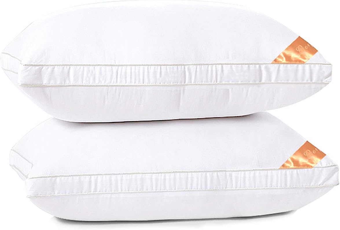 AYO 枕 まくら ホテル仕様 高反発枕 横向き対応 丸洗い可能 立体構造43x63cm ホワイト(長さ63cm*幅43cm*高さ20cm （2つの枕）
