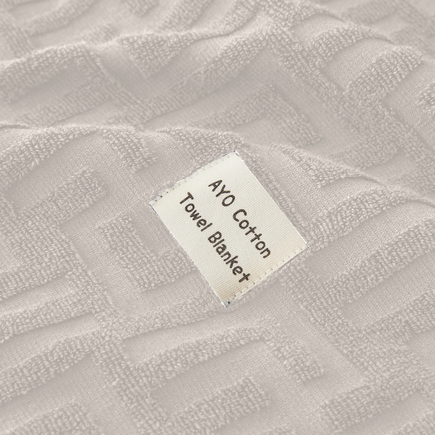 AYO タオルケット シングル ブランケット 綿100% コットン おしゃれ エアーケット キルトケット 速乾 抗菌 肌掛け 軽量 柔らかく肌触り 毛玉が出ない 毛布 オールシーズン 夏用 ソファー用 丸洗いOK 吸湿速乾（ベージュ，140*190cm）