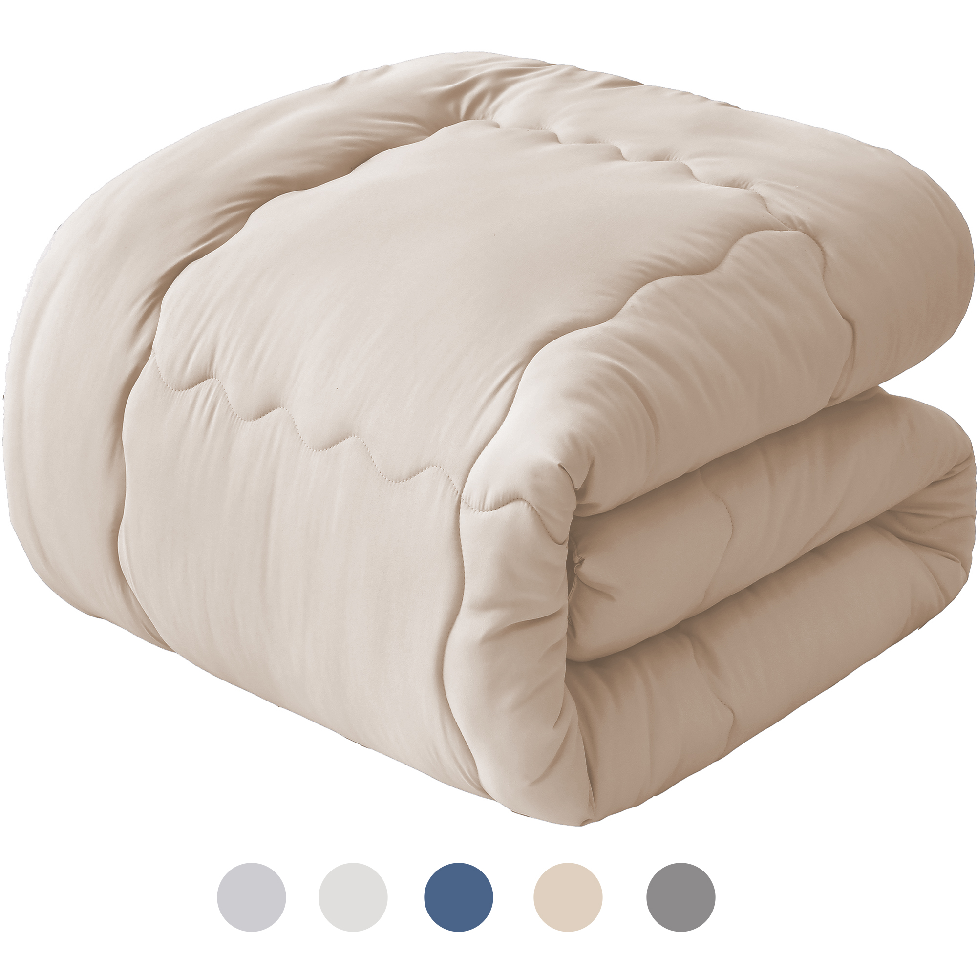 掛け布団 シングル AYO 肌掛け布団 オールシーズン 軽量 洗える 掛けふとん かけ布団 約1.1kg 薄手 柔らかな肌触り ほこりが出にくい 通気性 抗菌防臭 キルトケット 防ダニ ふとん 150x210cm カーキ