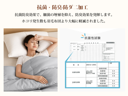 掛け布団 シングル AYO 肌掛け布団 オールシーズン 軽量 洗える 掛けふとん かけ布団 約1.1kg 薄手 柔らかな肌触り ほこりが出にくい 通気性 抗菌防臭 キルトケット 防ダニ ふとん 150x210cm グレー