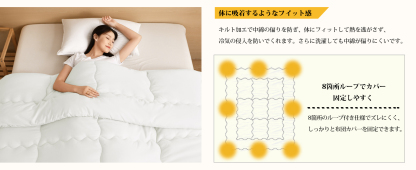 掛け布団 シングル AYO 肌掛け布団 オールシーズン 軽量 洗える 掛けふとん かけ布団 約1.1kg 薄手 柔らかな肌触り ほこりが出にくい 通気性 抗菌防臭 キルトケット 防ダニ ふとん 150x210cm ホワイト