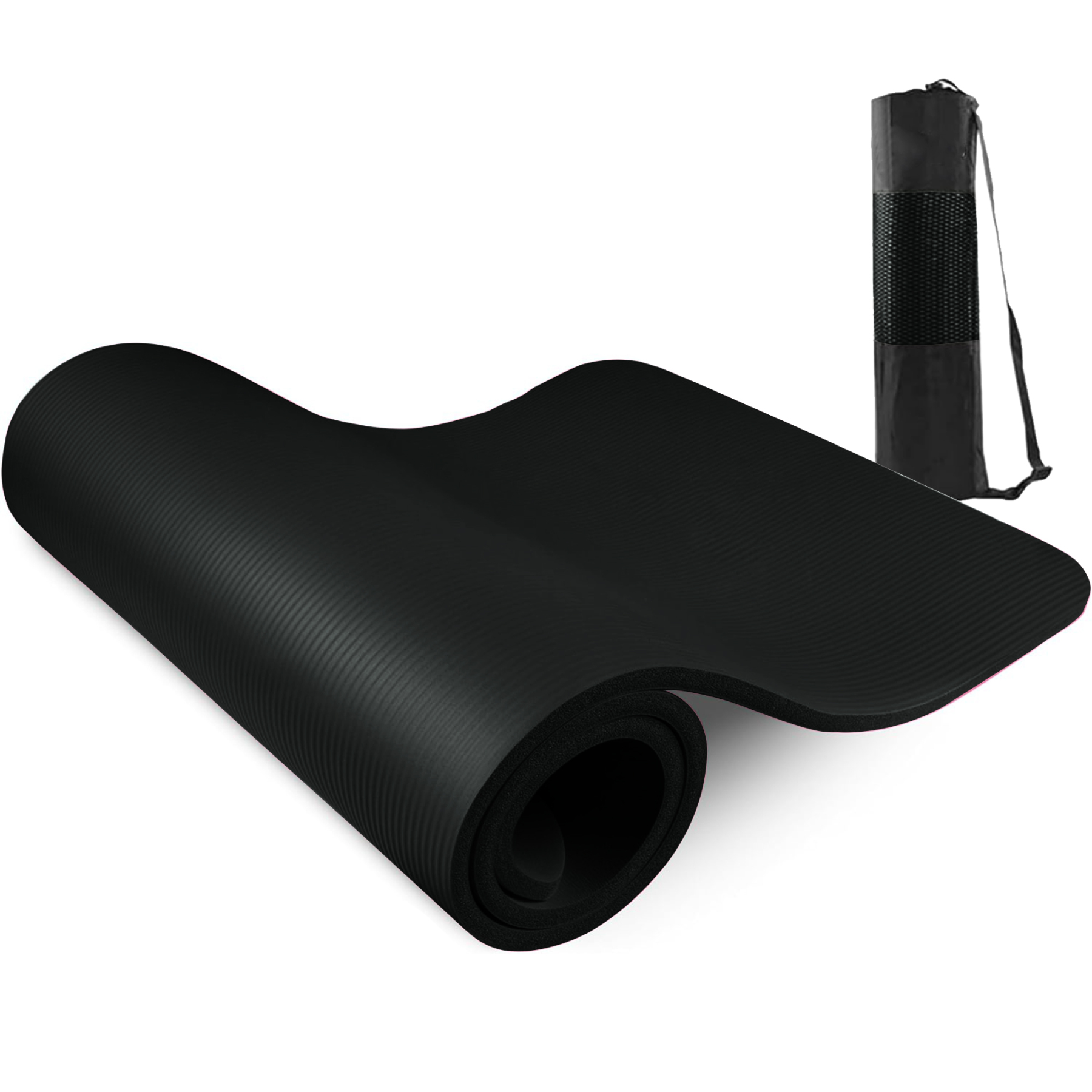 AYO(エイワイオー) 厚さ10mm 幅80cm×長さ185cm ヨガマット(防音/水洗い/滑り止め/グレー/ニトリルゴムポリ塩化ビニル樹脂)