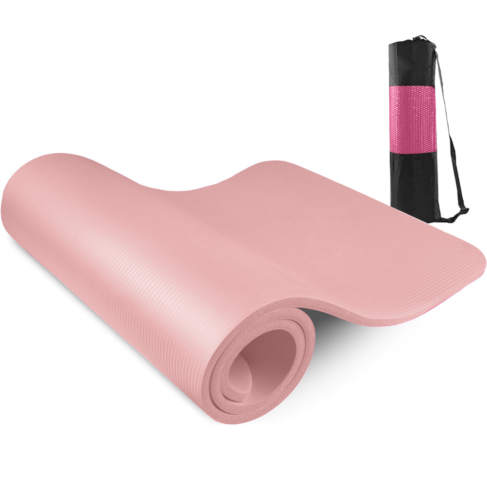 AYO(エイワイオー) 厚さ10mm 幅80cm×長さ185cm ヨガマット(防音/水洗い/滑り止め/グレー/ニトリルゴムポリ塩化ビニル樹脂)