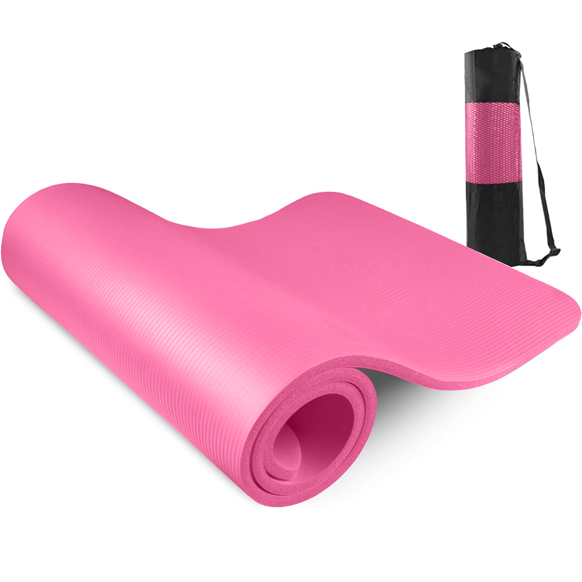 AYO(エイワイオー) 厚さ10mm 幅80cm×長さ185cm ヨガマット(防音/水洗い/滑り止め/グレー/ニトリルゴムポリ塩化ビニル樹脂) 