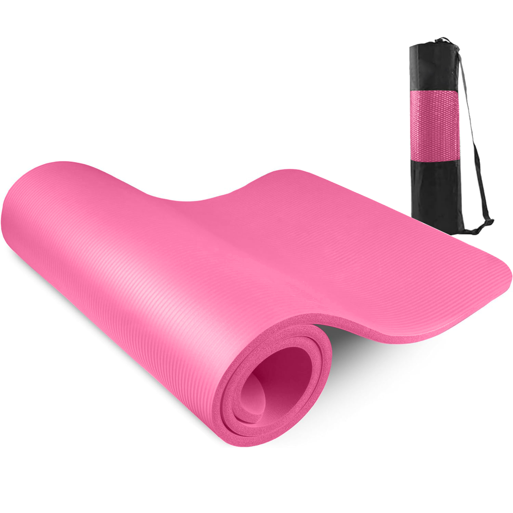 AYO(エイワイオー) 厚さ10mm 幅80cm×長さ185cm ヨガマット(防音/水洗い/滑り止め/グレー/ニトリルゴムポリ塩化ビニル樹脂) 