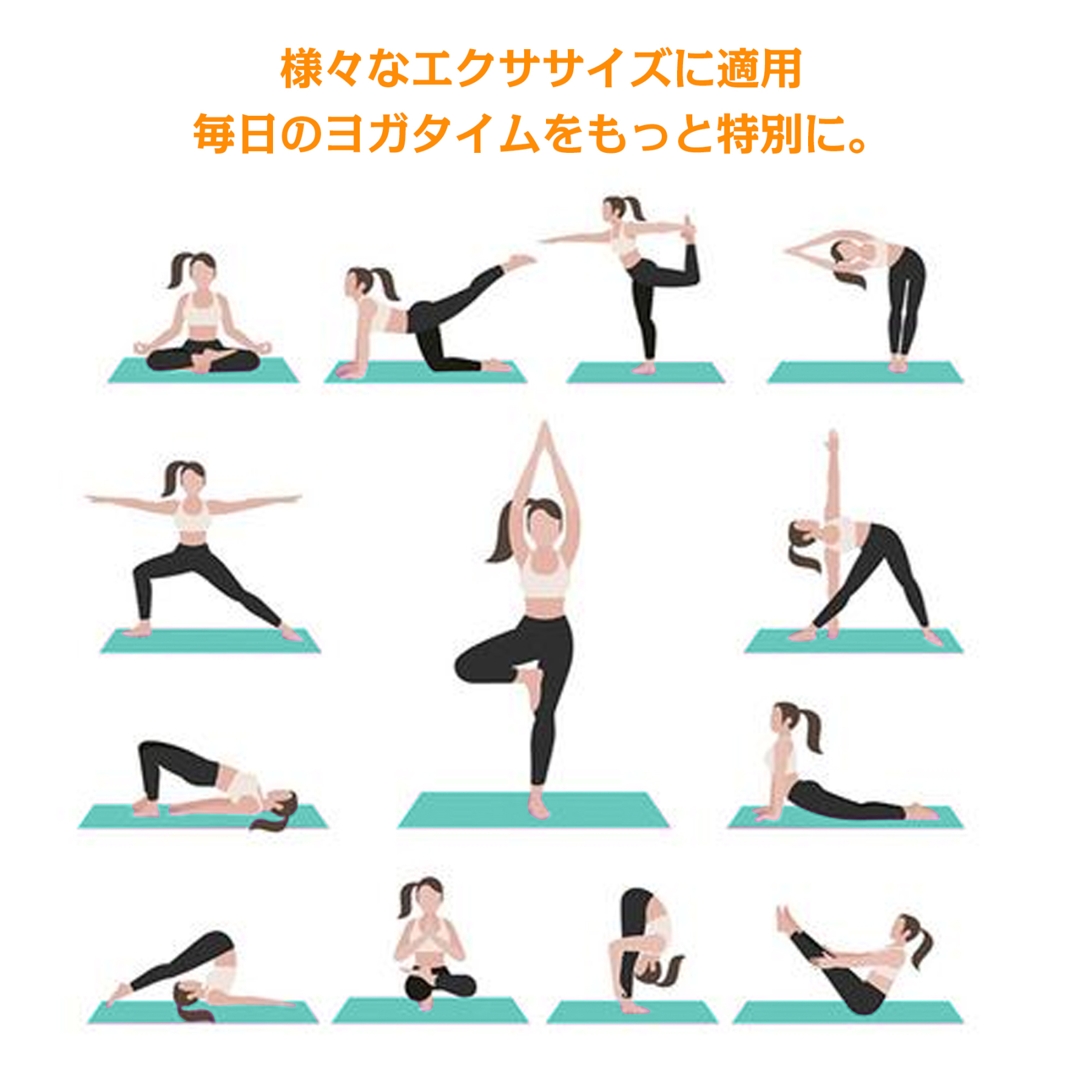 AYO(エイワイオー) 厚さ10mm 幅80cm×長さ185cm ヨガマット(防音/水洗い/滑り止め/グレー/ニトリルゴムポリ塩化ビニル樹脂)