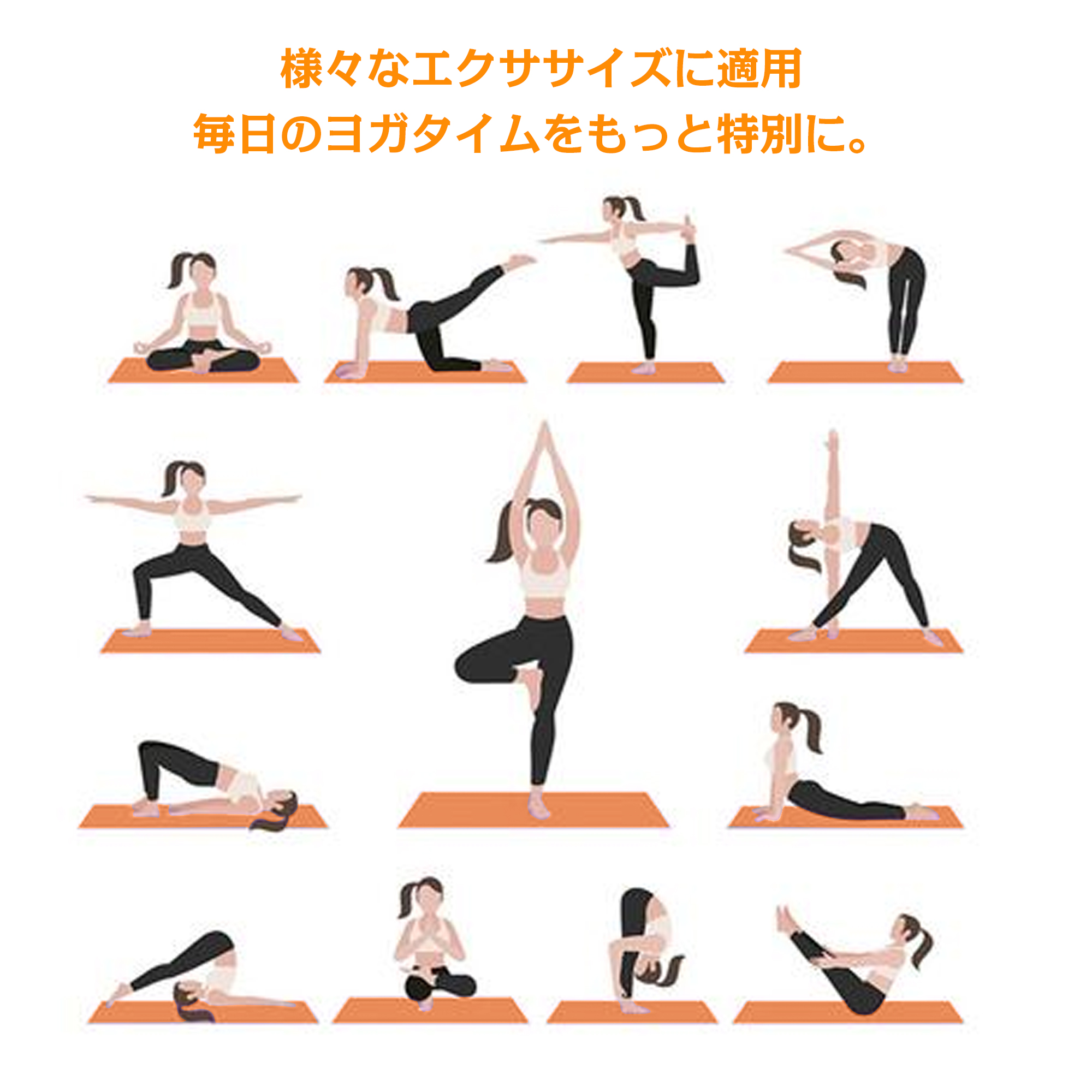 AYO(エイワイオー) 厚さ10mm 幅80cm×長さ185cm ヨガマット(防音/水洗い/滑り止め/グレー/ニトリルゴムポリ塩化ビニル樹脂)