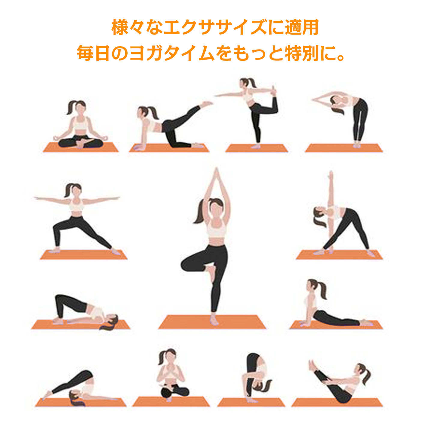 AYO(エイワイオー) 厚さ10mm 幅80cm×長さ185cm ヨガマット(防音/水洗い/滑り止め/グレー/ニトリルゴムポリ塩化ビニル樹脂)