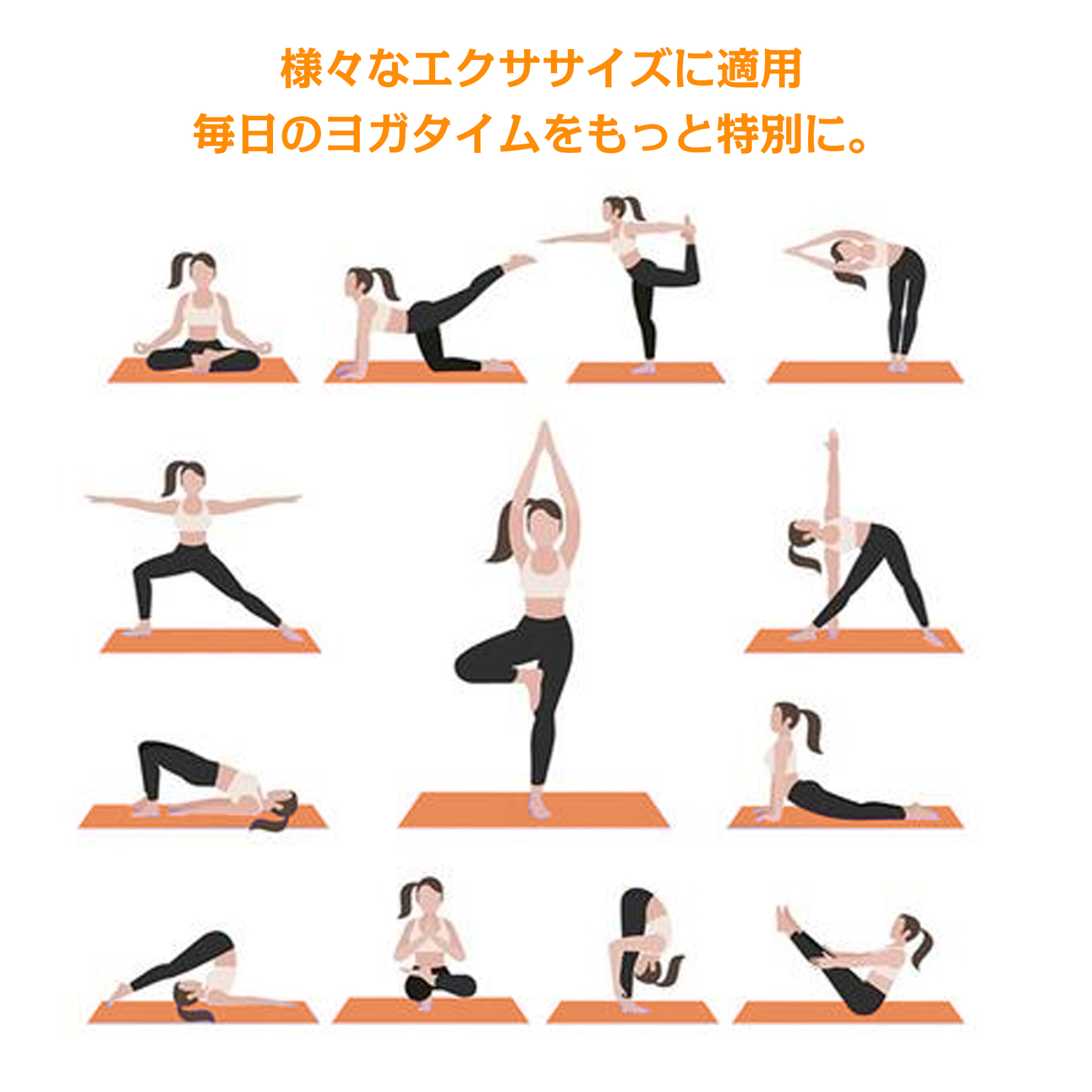 AYO(エイワイオー) 厚さ10mm 幅80cm×長さ185cm ヨガマット(防音/水洗い/滑り止め/グレー/ニトリルゴムポリ塩化ビニル樹脂)