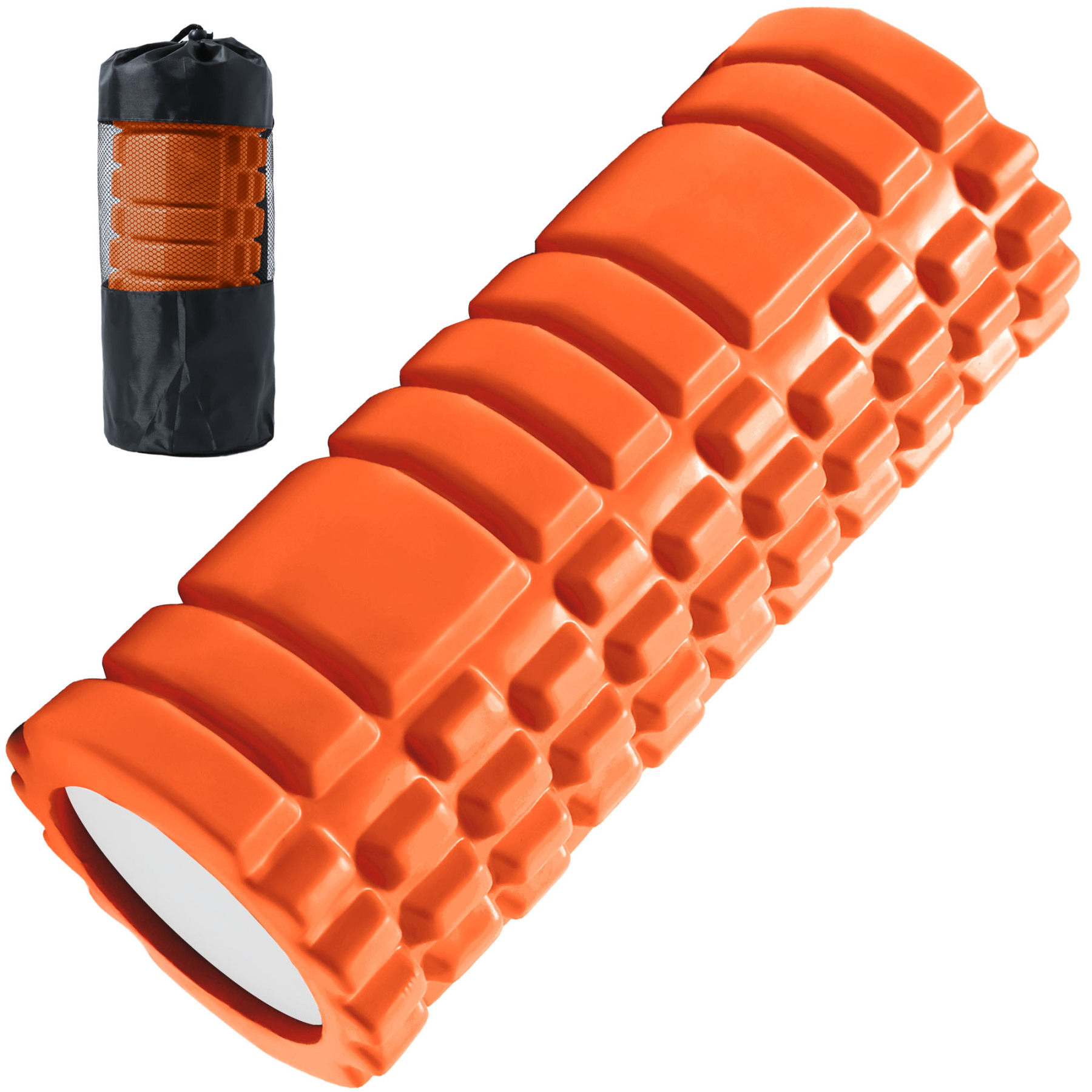 フォームローラー AYO 筋膜リリース グリッドフォームローラー ヨガポール トレーニング スポーツ フィットネス ストレッチ器具 収納バッグ