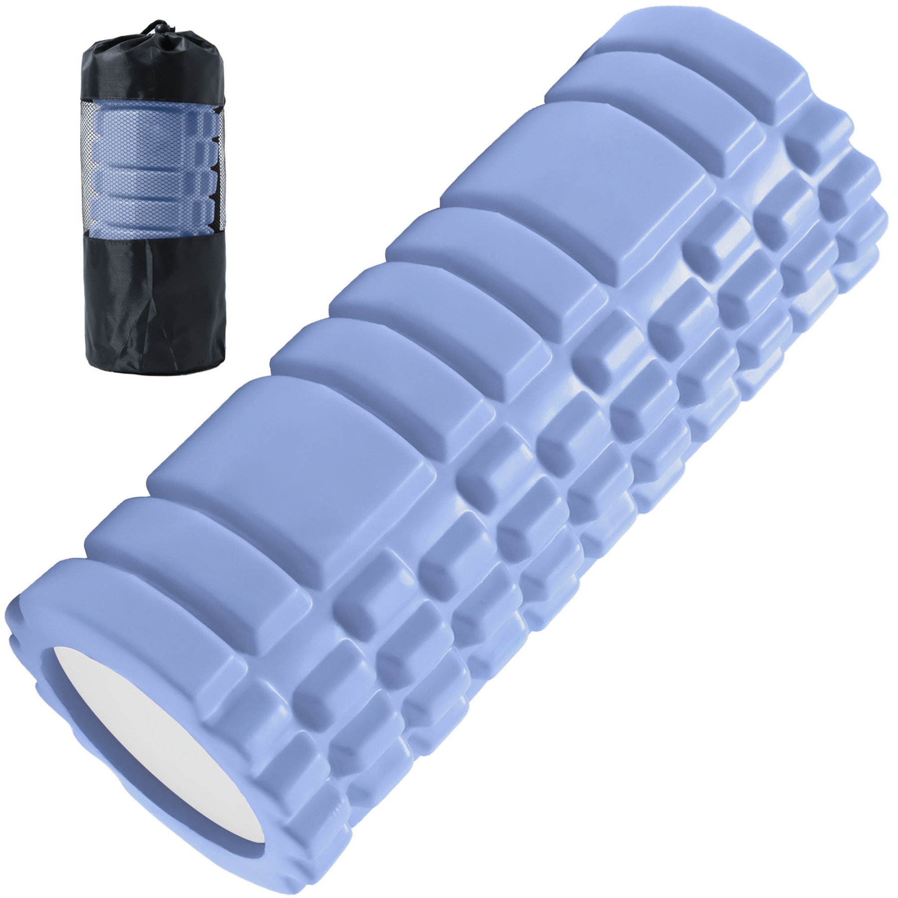 フォームローラー AYO 筋膜リリース グリッドフォームローラー ヨガポール トレーニング スポーツ フィットネス ストレッチ器具 収納バッグ