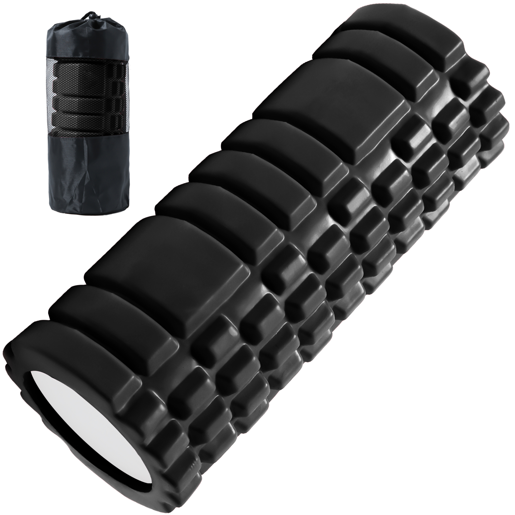 フォームローラー AYO 筋膜リリース グリッドフォームローラー ヨガポール トレーニング スポーツ フィットネス ストレッチ器具 収納バッグ