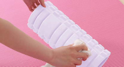 フォームローラー AYO 筋膜リリース マッサージローラー 筋膜ローラー セット ヨガポール 足 太もも 背中 筋肉ほぐし ストレッチ トレーニング スポーツ フィットネス ストレッチ器具 説明書 収納バッグ ライトパープル