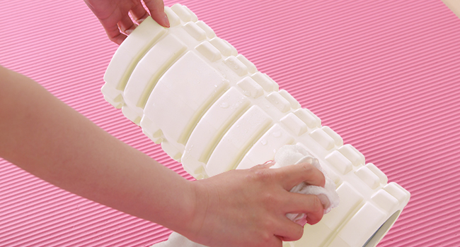 フォームローラー AYO 筋膜リリース マッサージローラー 筋膜ローラー セット ヨガポール 足 太もも 背中 筋肉ほぐし ストレッチ トレーニング スポーツ フィットネス ストレッチ器具 説明書 収納バッグ オフホワイト