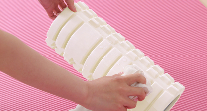 フォームローラー AYO 筋膜リリース マッサージローラー 筋膜ローラー セット ヨガポール 足 太もも 背中 筋肉ほぐし ストレッチ トレーニング スポーツ フィットネス ストレッチ器具 説明書 収納バッグ オフホワイト