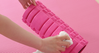 フォームローラー AYO 筋膜リリース マッサージローラー 筋膜ローラー セット ヨガポール 足 太もも 背中 筋肉ほぐし ストレッチ トレーニング スポーツ フィットネス ストレッチ器具 説明書 収納バッグ ローズ