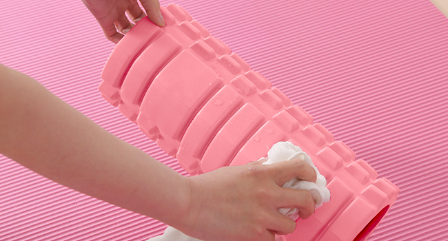 フォームローラー AYO 筋膜リリース グリッドフォームローラー ヨガポール トレーニング スポーツ フィットネス ストレッチ器具 収納バッグ