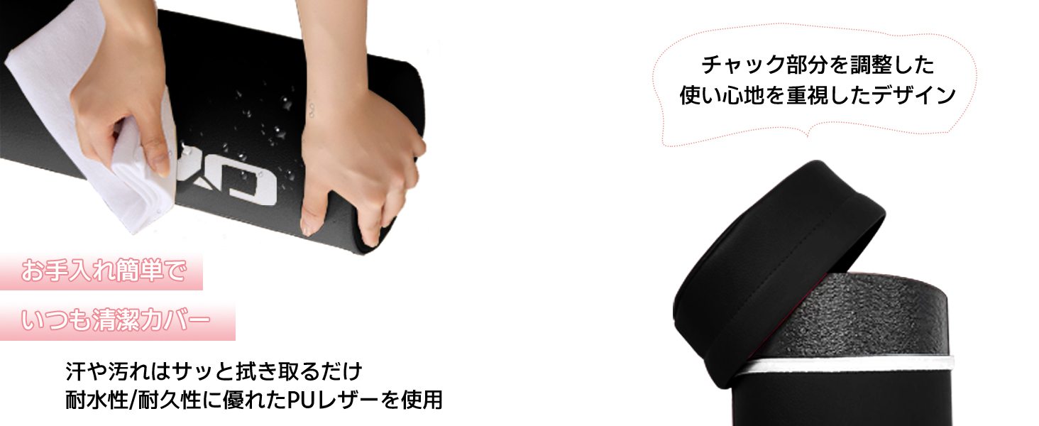 AYO ストレッチ ポール ヨガポール ヨガブロック エクササイズポール 【100cm/耐荷重150kg】フォームローラー 肩甲骨 ローラー 筋肉ほぐし ピラティス ブラック