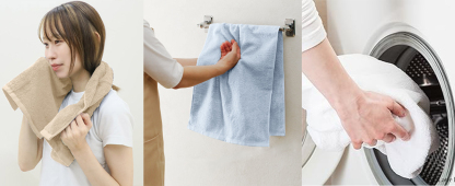 AYO バスタオル 4枚セット 4色01 ホテル仕様 ふかふか 綿100% 高吸水 耐久性 無地 毛羽落ち少ない ギフト