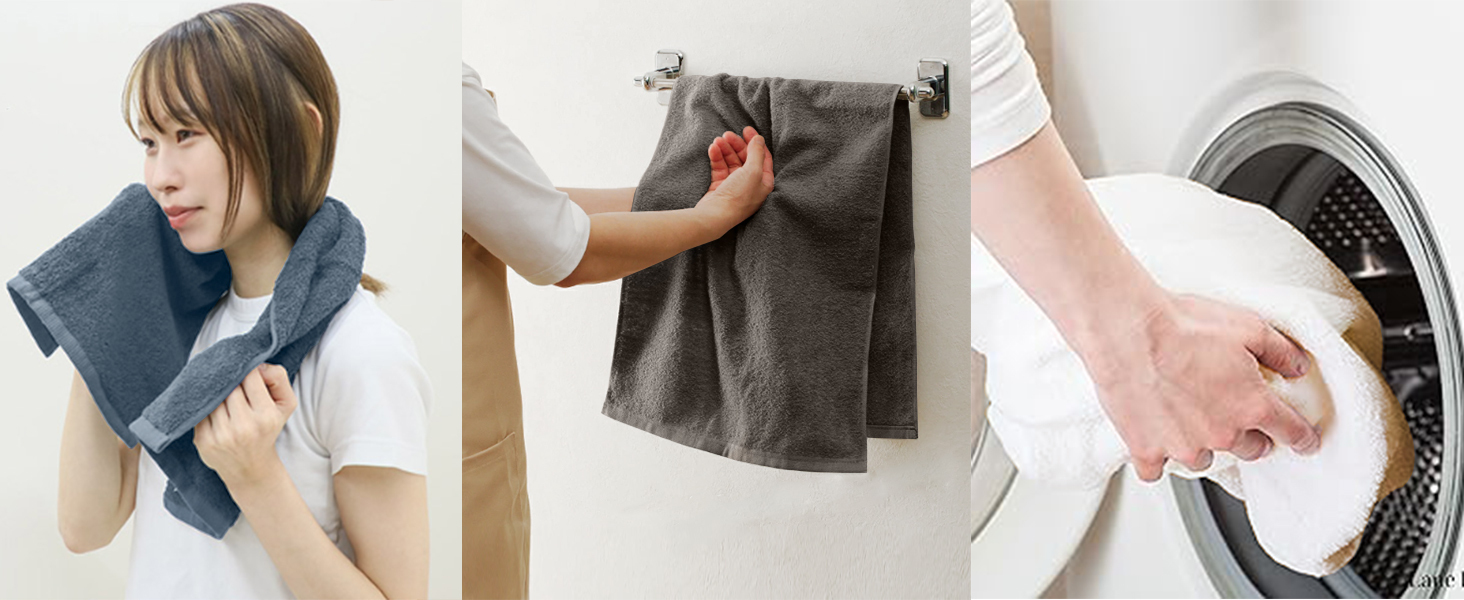 AYO バスタオル 2枚セット オフホワイト ホテル仕様 ふかふか 綿100% 高吸水 耐久性 無地 毛羽落ち少ない ギフト