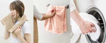 AYO バスタオル 2枚セット ライトピンク ホテル仕様 ふかふか 綿100% 高吸水 耐久性 無地 毛羽落ち少ない ギフト