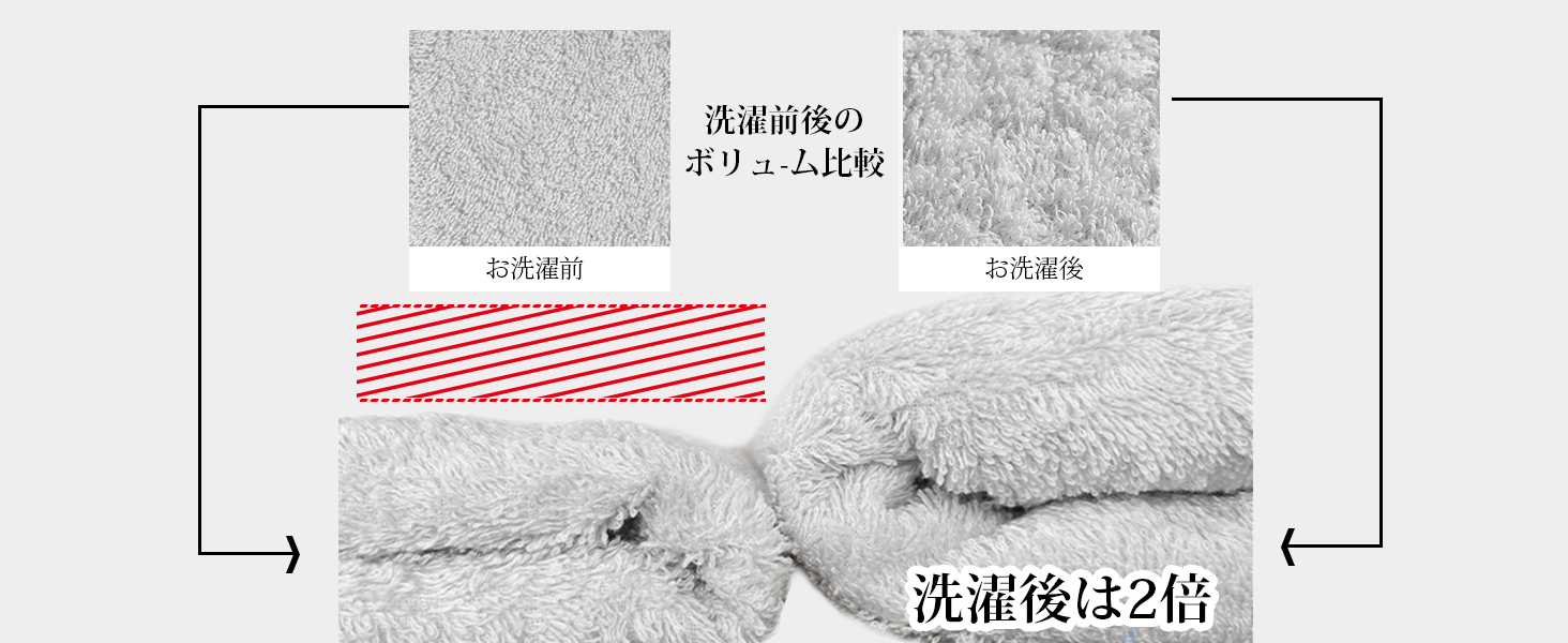 AYO バスタオル 4枚セット ライトグレー ホテル仕様 ふかふか 綿100% 高吸水 耐久性 無地 毛羽落ち少ない ギフト