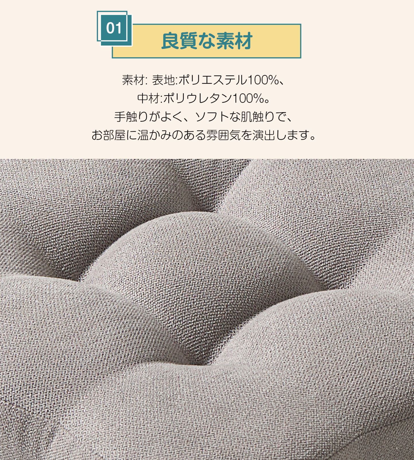 AYO 座布団 椅子クッション 厚め 8cm 低反発 2層構造 42cm 四角 無地 お尻が痛くならない ざぶとん 食卓椅子用 座り心地いい オフィスチェア用 滑り止め おしゃれ かわいい ライトグレー