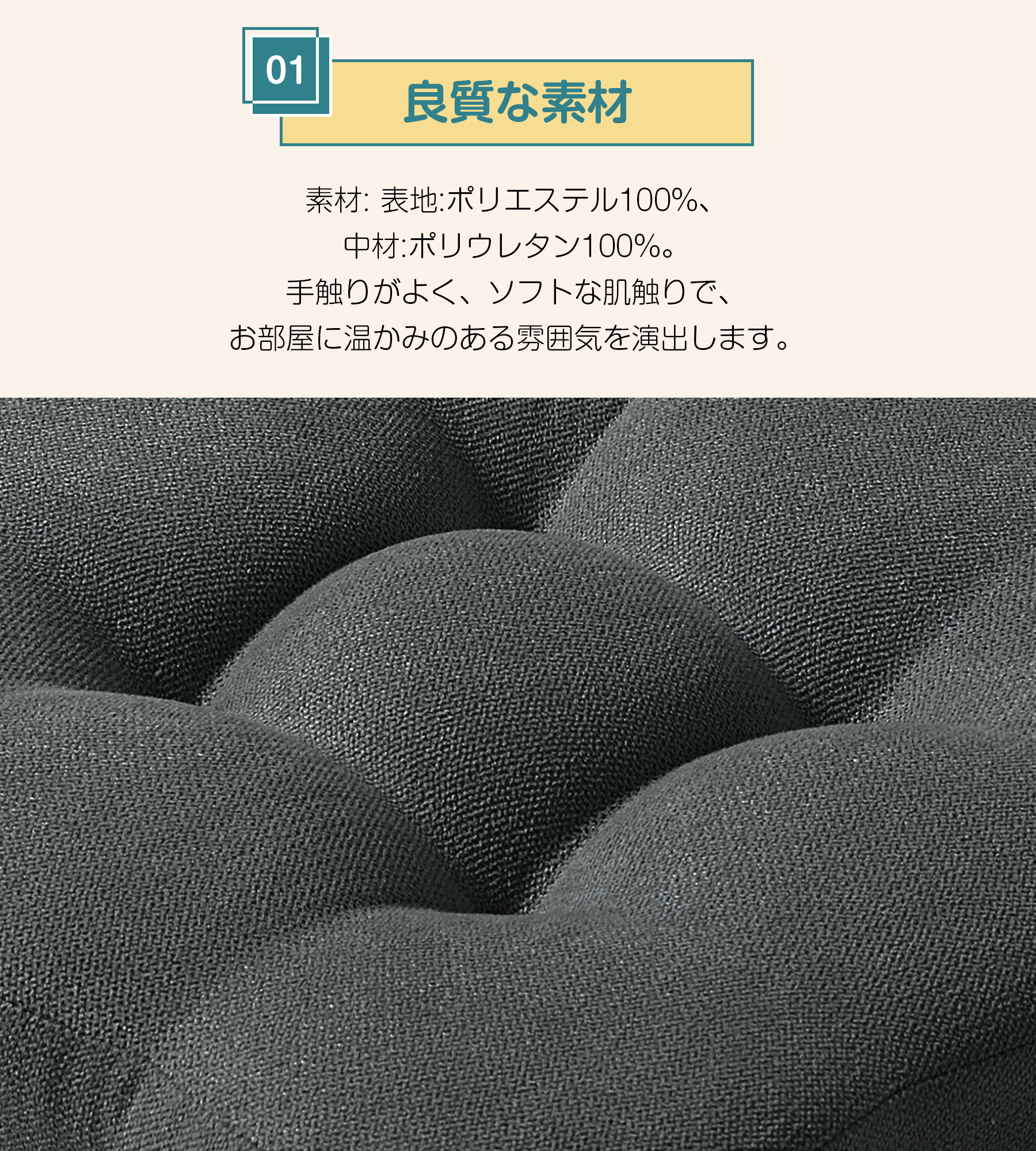 AYO 座布団 椅子クッション 厚め 8cm 低反発 2層構造 42cm 四角 無地 お尻が痛くならない ざぶとん 食卓椅子用 座り心地いい オフィスチェア用 滑り止め おしゃれ かわいい ダークグレー