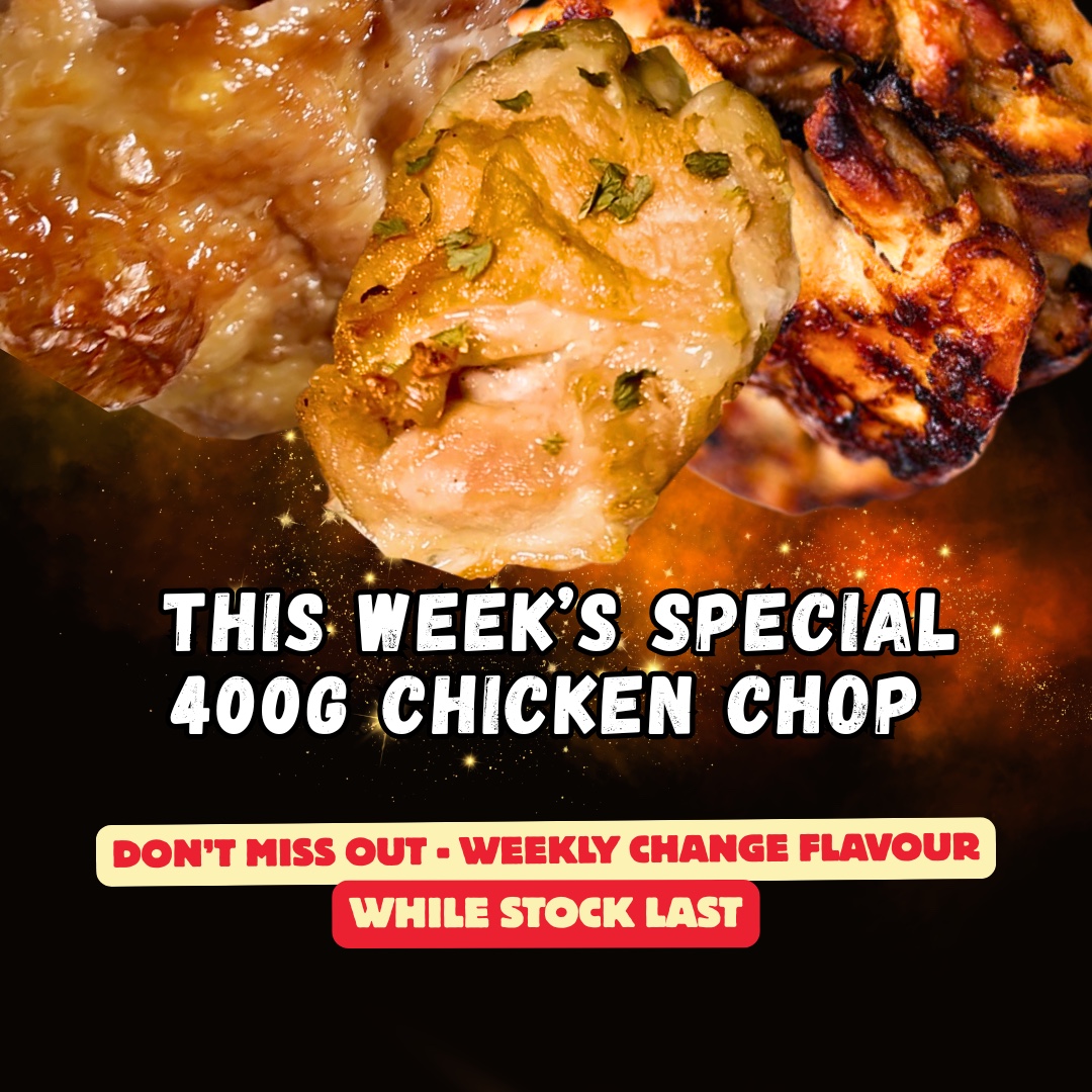 [Weekly Change Flavour] Miso Honey Chicken Chop 800g