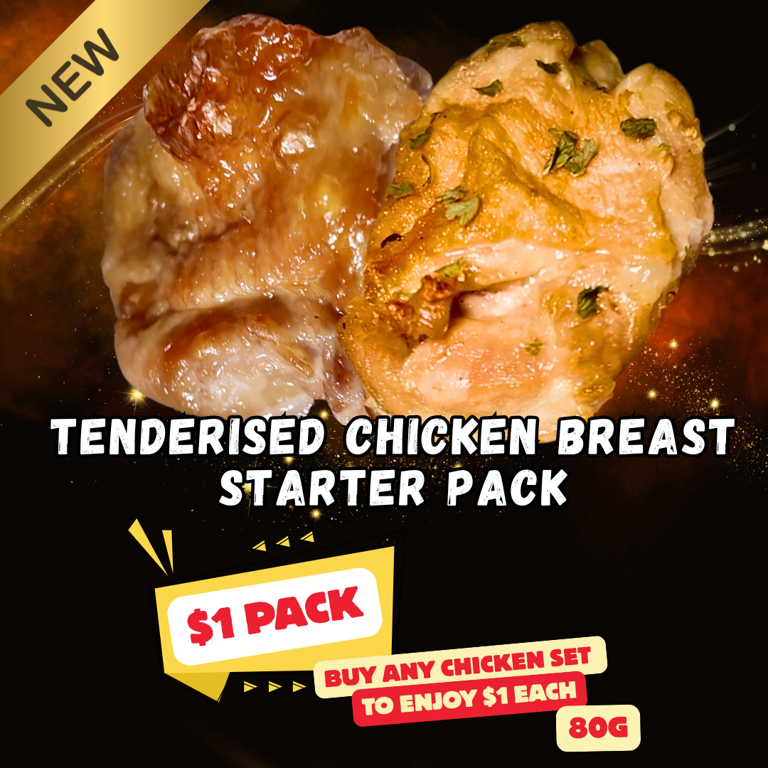 Choose Your Own Flavour - Tenderised Chicken Breast Starter Pack 80g