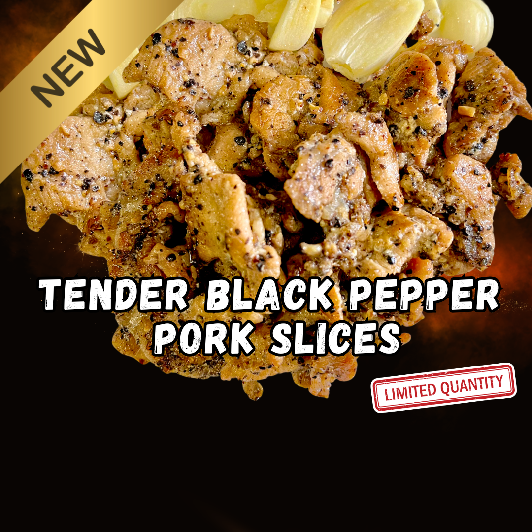 Limited Special - Savoury Black Pepper Tender Pork Slices 250g
