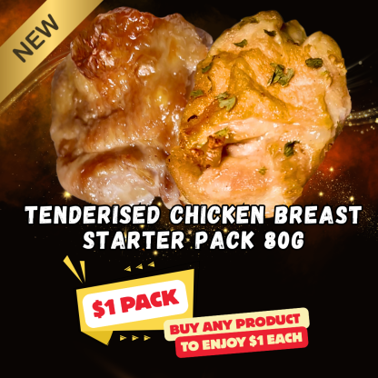 Choose Your Own Flavour - Tenderised Chicken Breast Starter Pack 80g