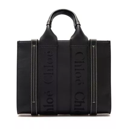 CHLOE(クロエ) WOODY LEATHER TOTE BAG SMALL [関税込]