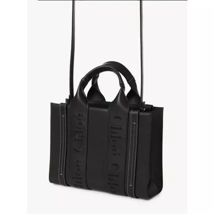 CHLOE(クロエ) WOODY LEATHER TOTE BAG SMALL [関税込]
