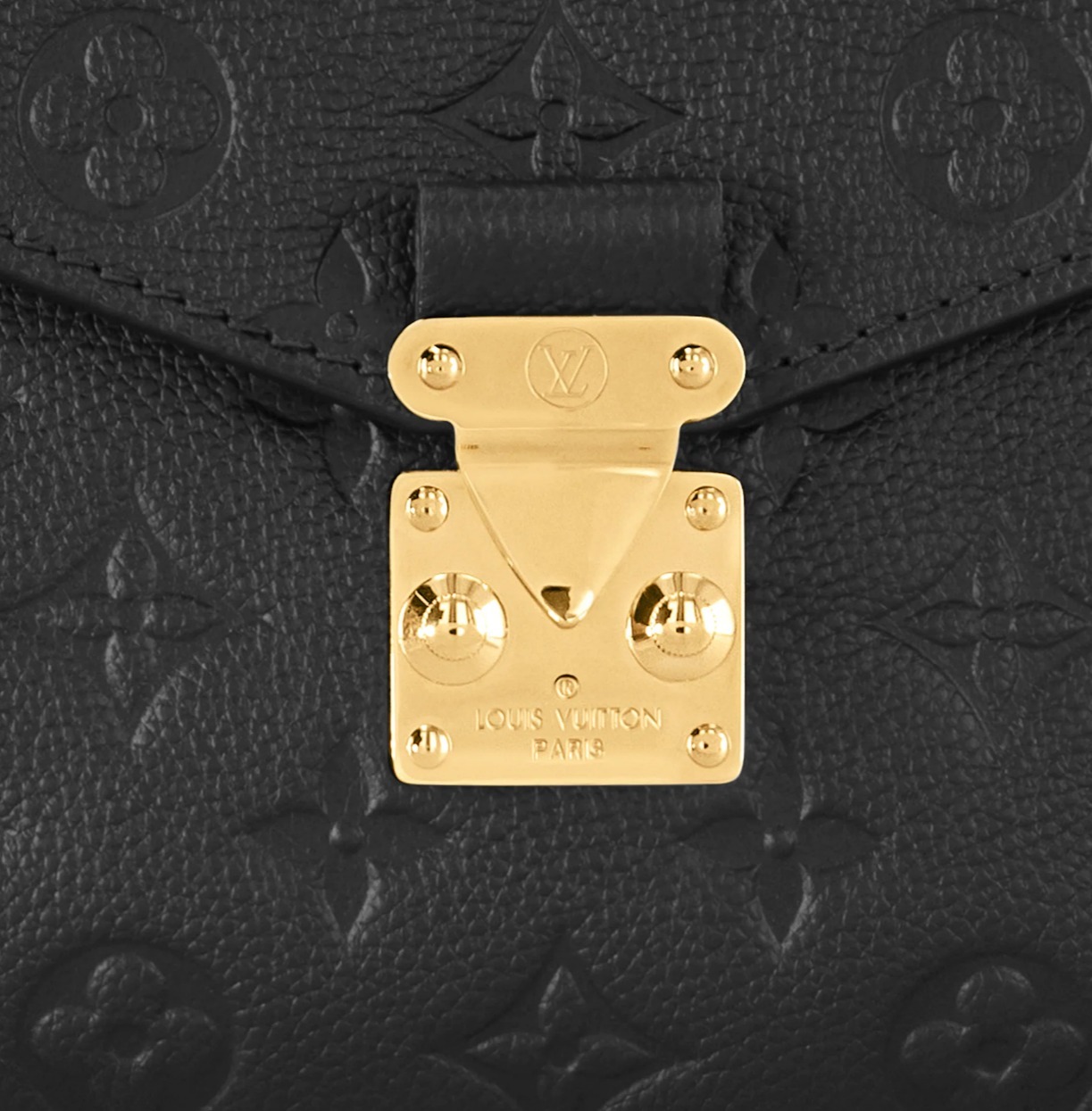 Louis Vuitton バッグ《Metis》ブラック レザー モノグラム 直営 M41487