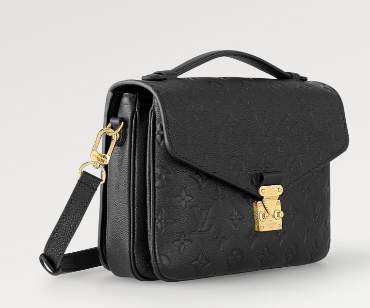 Louis Vuitton バッグ《Metis》ブラック レザー モノグラム 直営 M41487