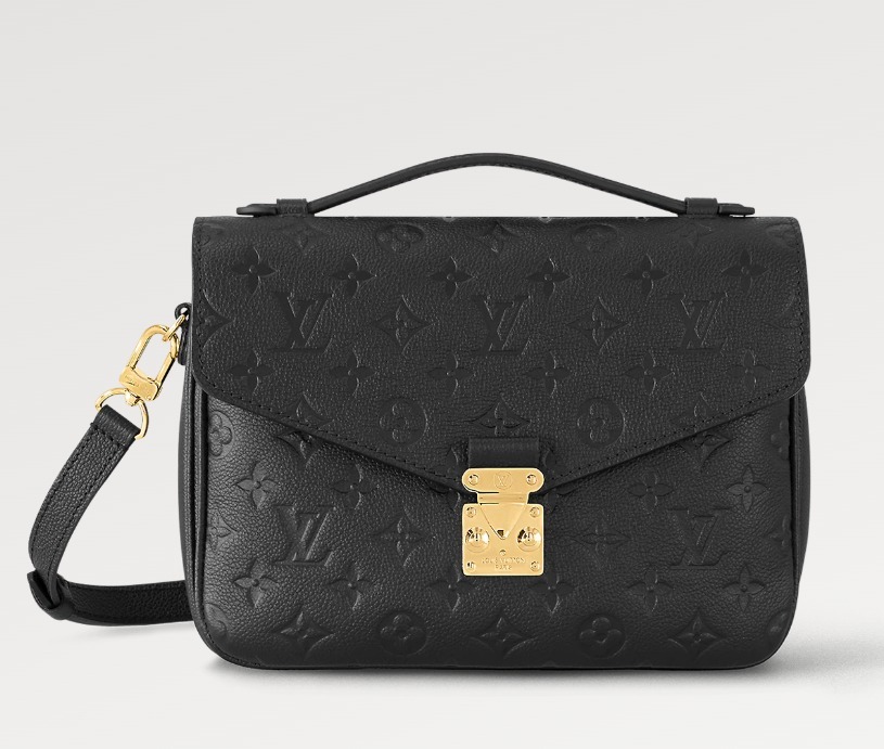 Louis Vuitton バッグ《Metis》ブラック レザー モノグラム 直営 M41487