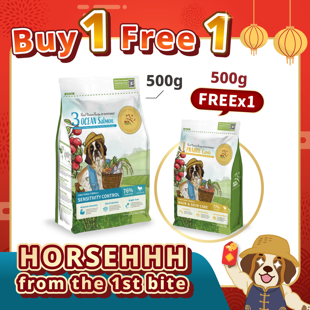 [DOG] BUY 1 FREE 1【No.3 OCEAN Salmon】1kg Set