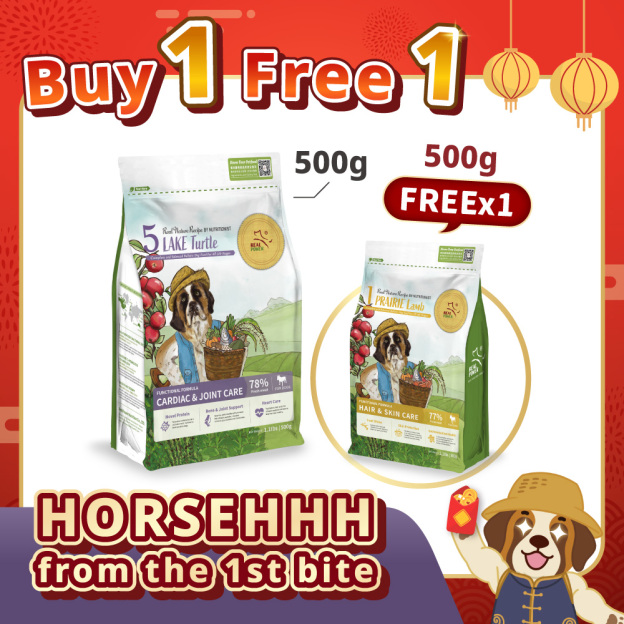 [DOG] BUY 1 FREE 1【No.5 LAKE Turtle】1kg Set