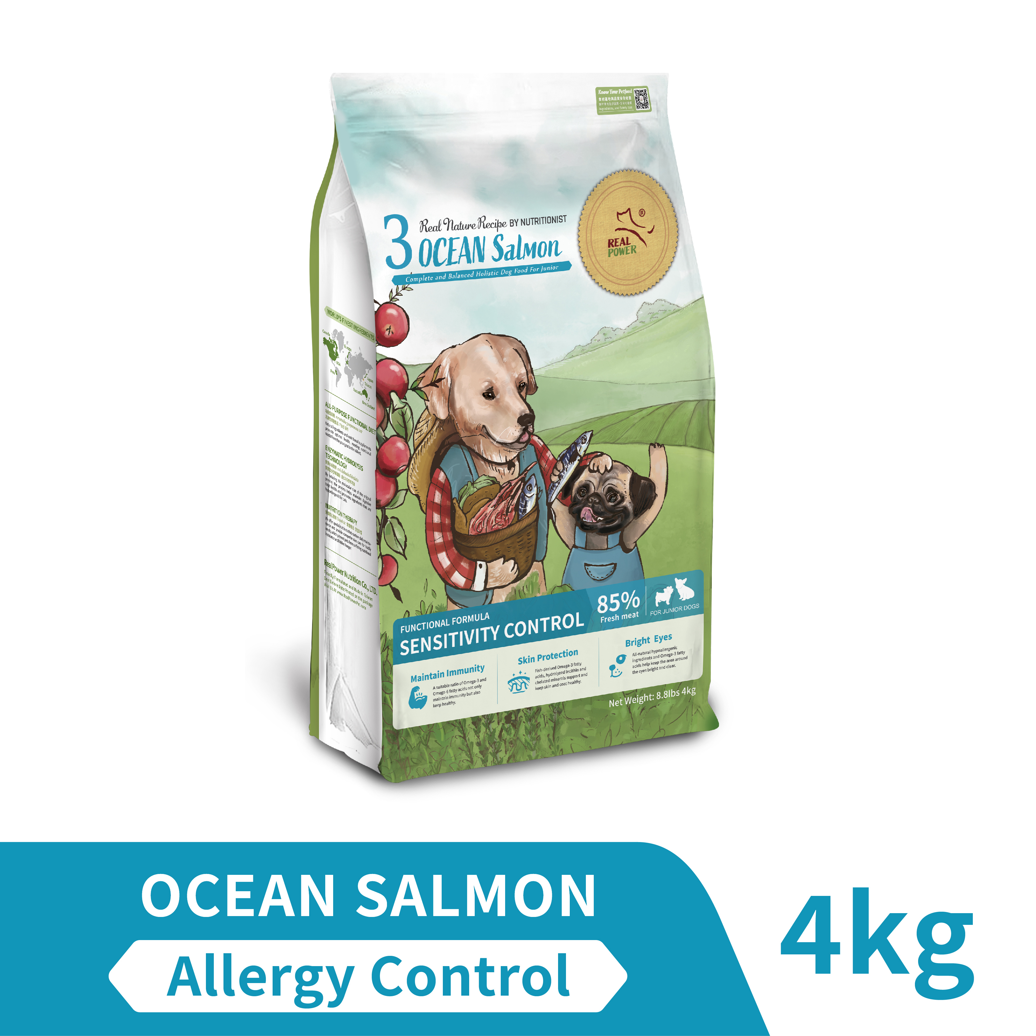 Junior Dog Food No.3 Ocean Salmon 4kg
