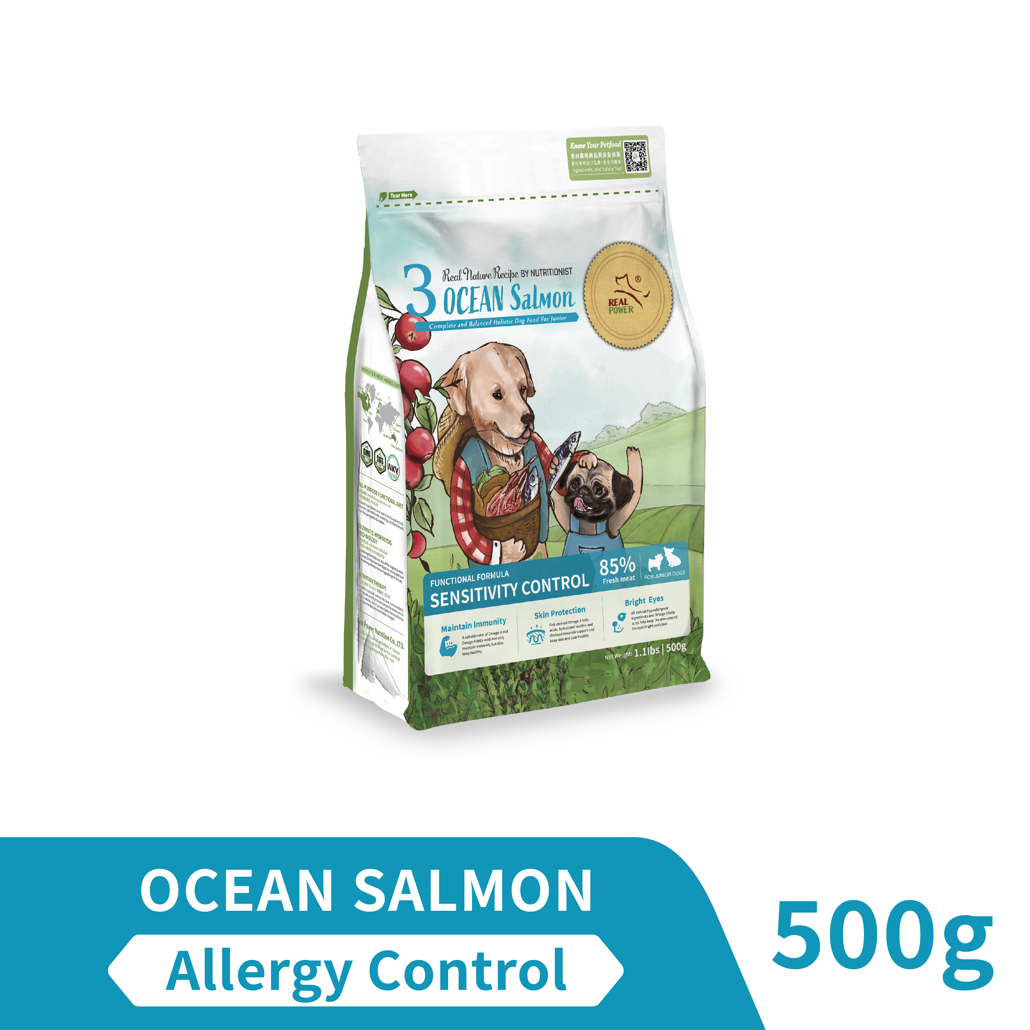 Junior Dog Food No.3 Ocean Salmon 500g