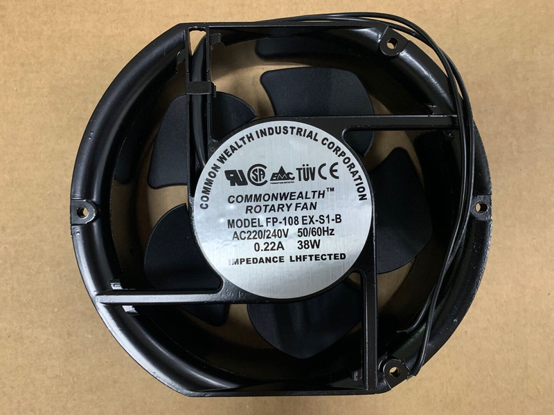 COMMONWEALTH ROTARY FAN FP-108EX-S1-B 冷却ファン Ball Bearing AC220/240V 38W 新品 12 ヶ月保証 激安